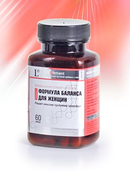 Элемент 1. Формула баланса для женщин